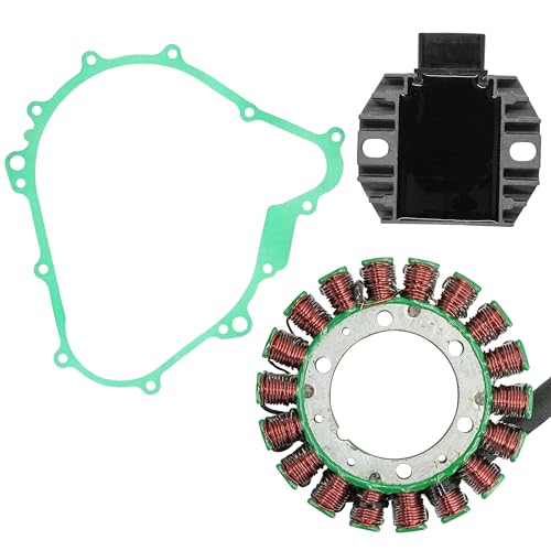 Caltric Stator and Regulator Rectifier with Gasket Compatible With Yamaha Kodiak 400 Yfm400 Yfm-400 2000-2006