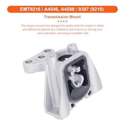 Engine Motor Mount Set & Trans Mount,Replacement for A4595 A4536 A4598 - size: CR-V 08-11 2.4L