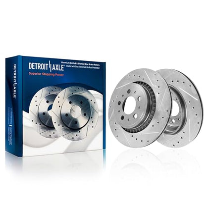 Detroit Axle - Front Brake Kit for 2003-2014 Volvo XC90 - size: 6PR56024/KIT