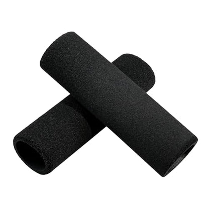 Motorcycle Grip Covers Foam Handlebar Grips Compatible with Harley Honda Kawasaki BMW Yamaha Triumph Suzuki A Pair of Anti-Slip Universal Black Grip Covers - size: Fit for 1-1.2 inch
