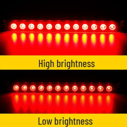 2 Pack 16 Inch 12 LED Red Trailer Brake Tail Light Bar