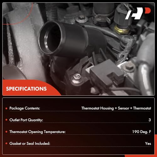 A-Premium Engine Coolant Thermostat Housing Assembly
