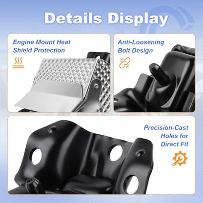 Upgrade Engine Motor Mount for Chevy GMC & C-adillac, 15854939, 2 PCS - size: Set of 2