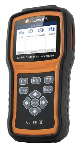 FOXWELL NT530 for Mercedes Benz 38 Pin - All Systems, All Maintenance Service - Bidirectional Diagnostic Scan Tool OBD2 Scanner Automotive Code Reader ABS Bleed SRS Airbag SAS TPMS TPS EPB Oil Reset