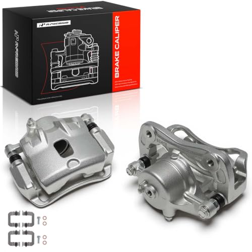 A-Premium Front Left and Right Side Disc Brake Caliper with Bracket