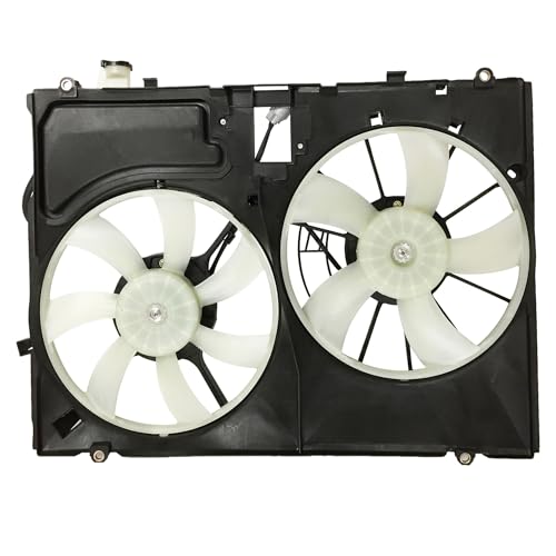 PartsFlow Radiator Engine Cooling Fan Assembly Compatible with 2004 2005 Toyota Sienna 620-553 163630A130 - color: For Toyota Camry