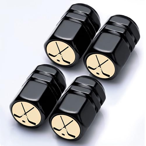 4Pack Golf Tire Valve Caps Aluminum Leak-Proof Valve Stem Covers - color: Golf