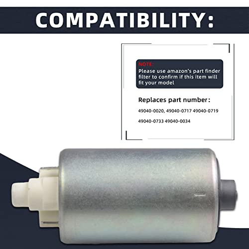 High Performance DC 12V Electric Gas Intank EFI Fuel Pump Assembly - size: ATV