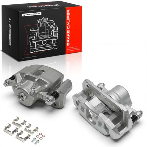 A-Premium Front Left and Right Side Disc Brake Caliper with Bracket - style: #19-B2584+19-B2585