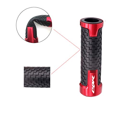 Motorcycle Honda CBR Handlebar Grips: for Honda CBR60F | CBR125R | CBR150R | CBR250R | CBR600RR | CBR900RR | CBR954RR - color: Red