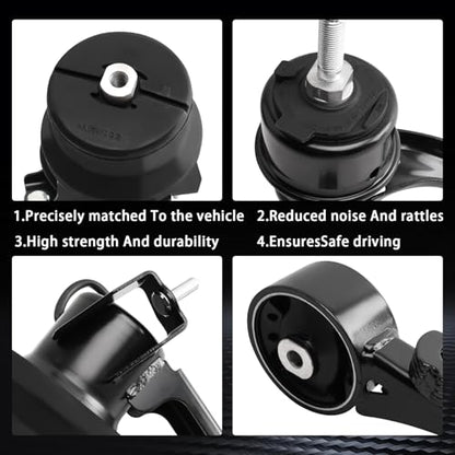 Engine Motor and Transmission Mount Kit for 2017-2020 Sienna 3.5L