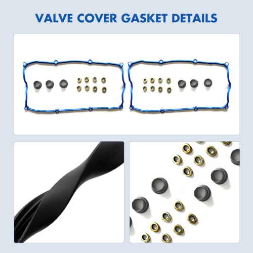 Valve Cover Gasket Set Fit for Isuzu Rodeo/Axiom 1998-2004