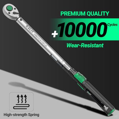 1/2" Drive Click Torque Wrench, 10-170 Ft-Lb/13-230 Nm - size: 1/2", 10-170 ft-lb