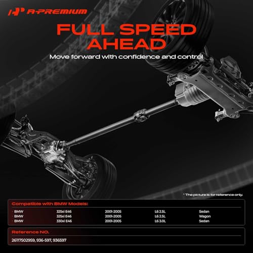 A-Premium Rear Drive Shaft Driveshaft Assembly Compatible with BMW