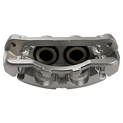 TRQ Front Driver and Passenger Side Brake Caliper Set Caliper Brackets - style: CLA32434