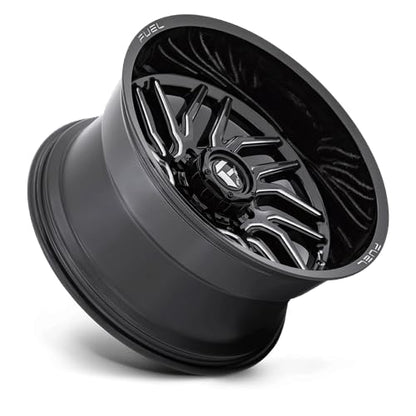 FUEL OFF-ROAD D807 HURRICANE 20X10, 5X5.0, 4.79, 18mm GLOSS BLACK MILLED - D80720007547 - color: GLOSS BLACK MILLED, size: 20X10, 5X5.0, 4.79, -18mm
