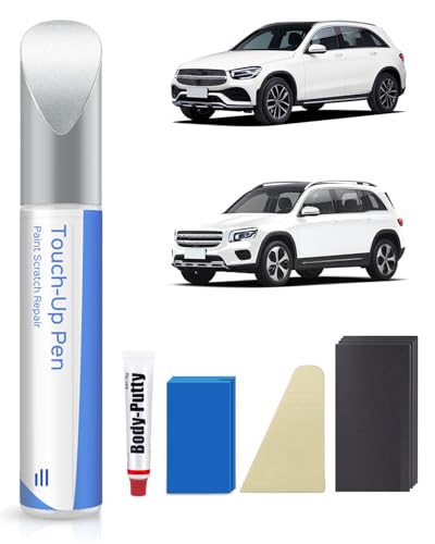 149/9149 Polar White Touch Up Paint Repair Kit Compatible with Mercedes-Benz - DIY Kit Exactly Matches Chips and Nicks - color: Polar White(149/9149)