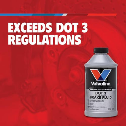 Valvoline DOT 3 Synthetic Brake Fluid, 12 oz - size: 12 fl oz