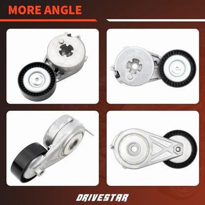 39122 Belt Tensioner Assembly w/Pulley for Audi A4 A5 2.0L Turbo - size: 39122