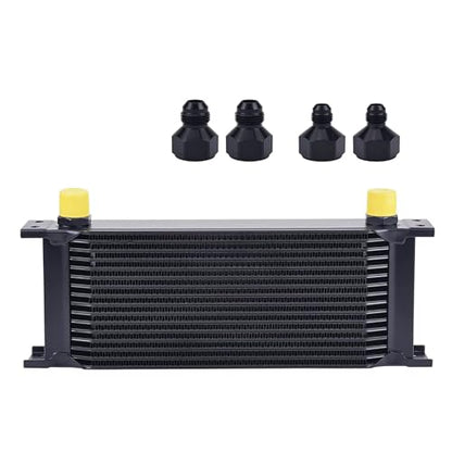 EVIL ENERGY 16 Row Oil Cooler, 10AN Engine Oil Cooler Universal - size: 16 Row