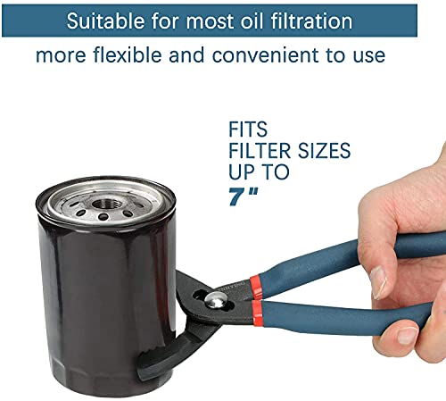 Large Adjustable Oil Filter Wrench, Universal Oil Filter Removal Tool, 16 Inch - size: 16"