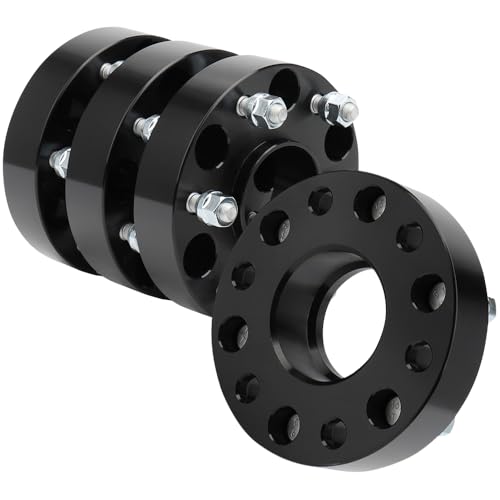 IRONTEK 6x5.5in Wheel Spacers 1.5" Compatible for Nissan 2005-2015 Armada/ 2004-2020 Titan, for Infiniti 2004-2010 QX56 Forged Thread Pitch M12x1.25 Hub Bore 66.5mm 6x139.7mm to 6x139.7mm 4PCS - size: 1.5"|6x5.5|4PCS
