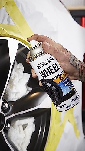 Rust-Oleum High Performance Wheel Spray Paint, Gloss Black - color: Gloss Black, size: 11 Ounce (Pack of 1)