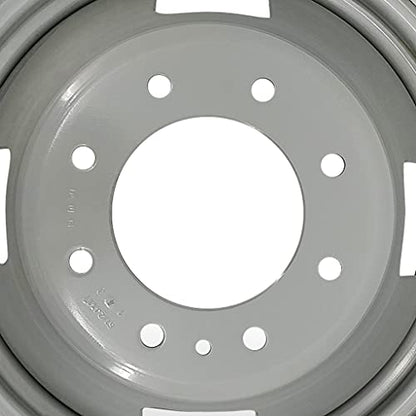 New 17" 17x6.5 Inch Dually Wheel for 2005-2025 Ford F350 | OEM Design Steel Rim | Silver Finish | Single Front or Rear Super Duty Replacement Car Rim 3615