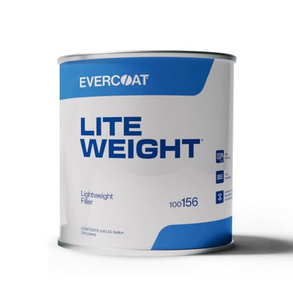 Evercoat Lite Weight Body Filler - Clog-Free Body Filler for Aluminum, Fiberglass & More - 128 Fl Oz - style: Lite Weight