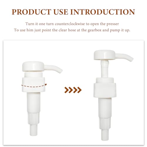 KVAEY 4 CC Fluid Pump for Quart Bottles, Automotive Quart Bottle Hand Pump with Flexible Tube, Fluid Pump Transfer Gear Oil Transmission and Differential Fluid, Car Accessories (4 CC, with Pump) - color: 4 CC, with Pump