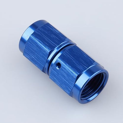 AC PERFORMANCE -6 AN Female to -6 AN Female Straight Swivel Coupler Union Fitting Adapter Aluminum Blue - color: Red Blue 0, size: 6AN