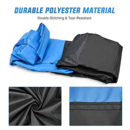 NIilight Motorcycle Cover Waterproof Outdoor All Weather, Up to 96 in - size: XL - 96''L x 41''W x 49''H