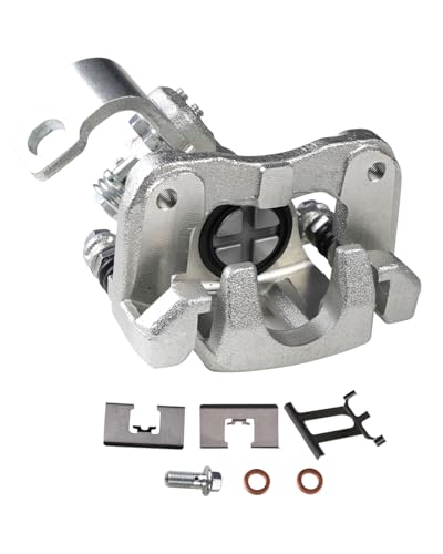 Rear Left Disc Brake Caliper Compatible with 2006-2015 Honda Civic EX EX-L Si, 2009-2015 Civic Hybrid/Hybrid-L, Civic MUGEN Si, Acura ILX – Rear Driver Side Caliper, Replaces OE 19-B3299 19B3299, 1PC - size: 19B3299-L