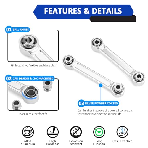 Wsays Rear Sway Bar Stabilizer Link Fit for Can-Am Maverick X3/X3 Max