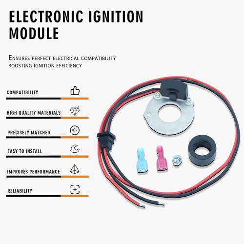 1847A Electronic Ignition Module Waterproof Compatible with Volkswagen VW Bosch 009 1971-1983 Beetle Karmann Ghia Squareback Transporter Rabbit Dasher Scirocco Vanagon Jetta 412 1.6L-2.0L - size: 1847A