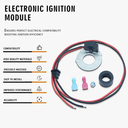 1847A Electronic Ignition Module Waterproof Compatible with Volkswagen VW Bosch 009 1971-1983 Beetle Karmann Ghia Squareback Transporter Rabbit Dasher Scirocco Vanagon Jetta 412 1.6L-2.0L - size: 1847A