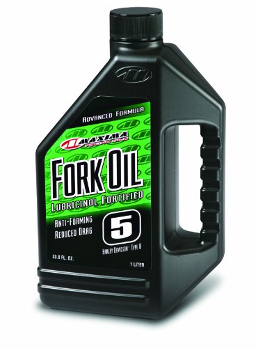 Maxima Racing Oils 54901-2PK Fork Oil Standard Hydraulic 5w 1L Bottle, 2-Pack - size: 1 Liter, style: 2 Pack