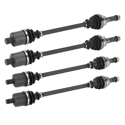Youxmoto 2 Front+2 Rear CV Axle for Polaris 2013-2015/2017-2018 Ranger 900 XP (NONHigh Lifter;MUD); Ranger Crew XP 1000 2017-2018 (NON HST), Crew 900 14-15; 2015 Ranger 570 Full Size Drive Half Shaft - size: 4*Full Set Axle