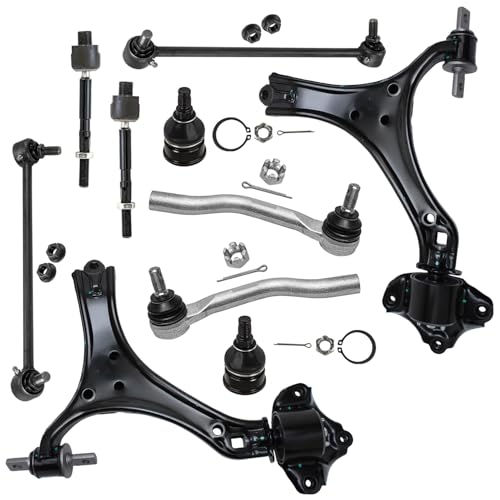 Detroit Axle - 2.4L 10pc Front Control Arms Kit for 2013-2017 Honda Accord - size: 10CS48060/10PC