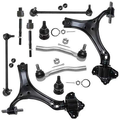 Detroit Axle - 2.4L 10pc Front Control Arms Kit for 2013-2017 Honda Accord - size: 10CS48060/10PC