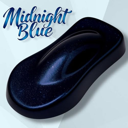 LiME LiNE Shadow LiNE Automotive Basecoat - Changes with Light - Black in the Shadows, Dazzling Metallic Under Light - 2K Clearcoat Topcoat Required (Midnight Blue, 1 Pint) - color: Midnight Blue, size: 16 Fl Oz (Pack of 1)