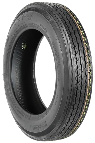eCustomrim 2-Pack 4.80-12 480-12 12 Inch 6-Ply Bias Trailer Tire Load C