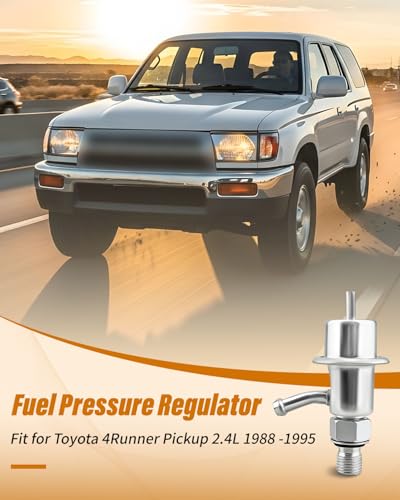 Fuel Pressure Regulator Fit for Toyota 4Runner Pickup 2.4L 1988 1989 1990 1991 1992 1993 1994 1995 Replace PR126 PR460 89054325 23280-3503