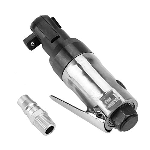 Pneumatic Air Ratchet Wrench, Square Drive Professional Tool, Lever Control, Lightweight and Compact, Ideal for Tight Spaces, Suitable for Shipbuilding, Machinery, Auto Industry (1/4) - size: 1/4