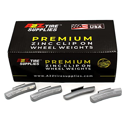 T Series Hammer on ZINC Wheel Weights Coated (1.25oz) Box of 50pcs - size: 1.25oz
