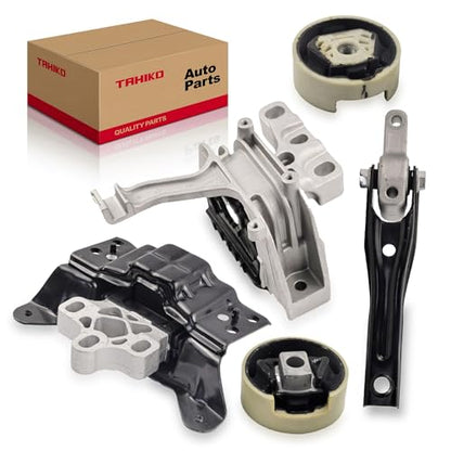 5PCS Engine Motor & Trans Mount Set Compatible with Audi A3, Audi S3, A3 Quattro L4-2.0L ,Volkswagen Golf /Jetta / GTI Replace R3057, 9918, 9919, 9985, 9917, A4085, A4934, A4935 - size: 2015-2019 A3, S3, A3 Quattro