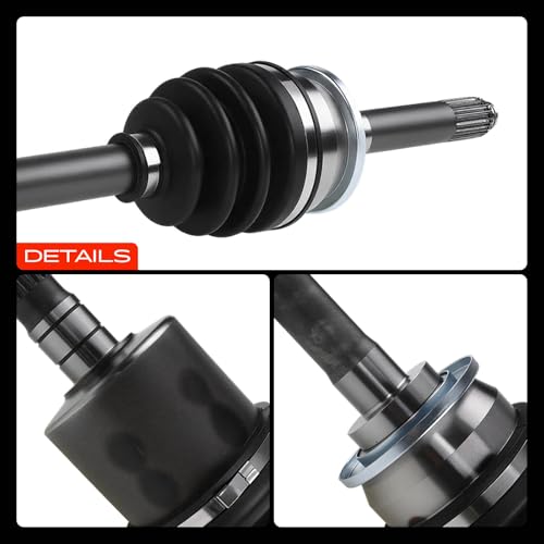 A-Premium Set of 2 Front CV Axle Shaft Assembly - style: Front Driver and Passenger Side