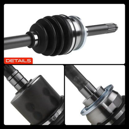 A-Premium Set of 2 Front CV Axle Shaft Assembly - style: Front Driver and Passenger Side