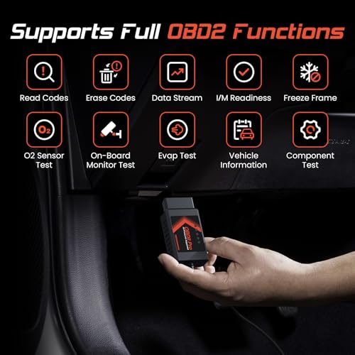ELM327 OBD2 Adapter Compatible with F150 F250 and More, for MS/HS CAN Automatically Switch, OBDII Diagnostic Scanner via USB for Windows only
