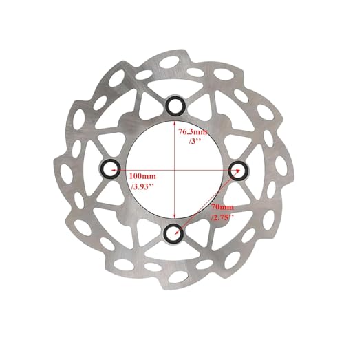 PRO BAT 190mm/7.48" Brake Caliper Disc Disk Rotor w/Bolt